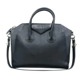 Givenchy Medium Sugar Antigona Black Leather Shoulder Bag