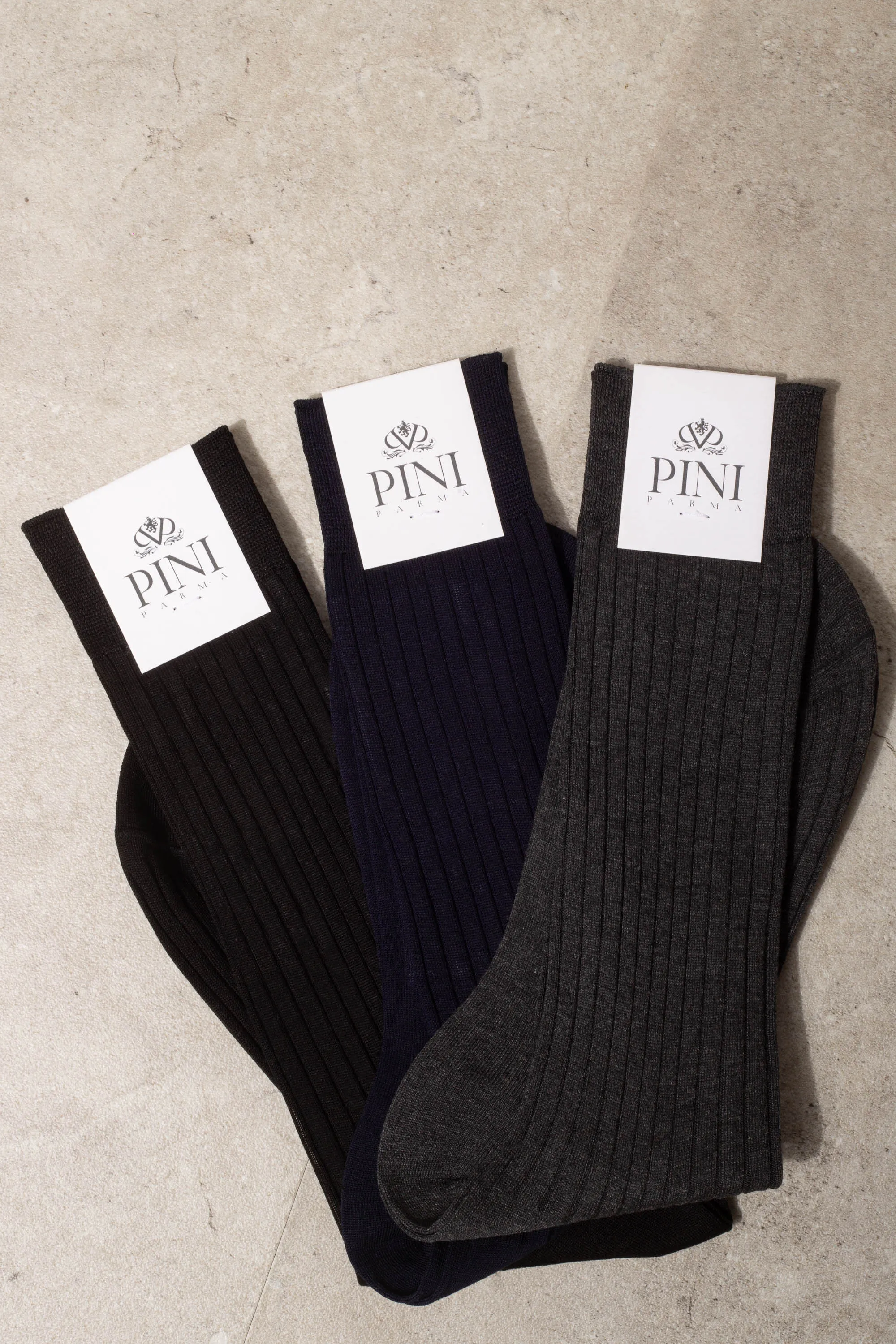 Grey short socks - Made in Italy