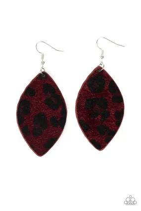 GRR-irl Power! Red-Earrings