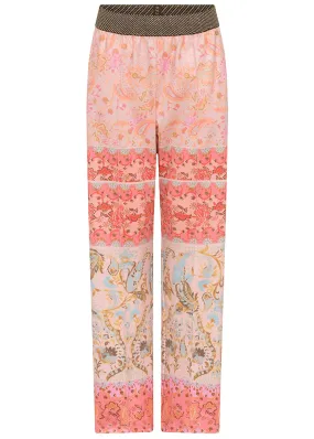 Gustav Marisa jersey pants 53000 Bukser - Coral Border Print