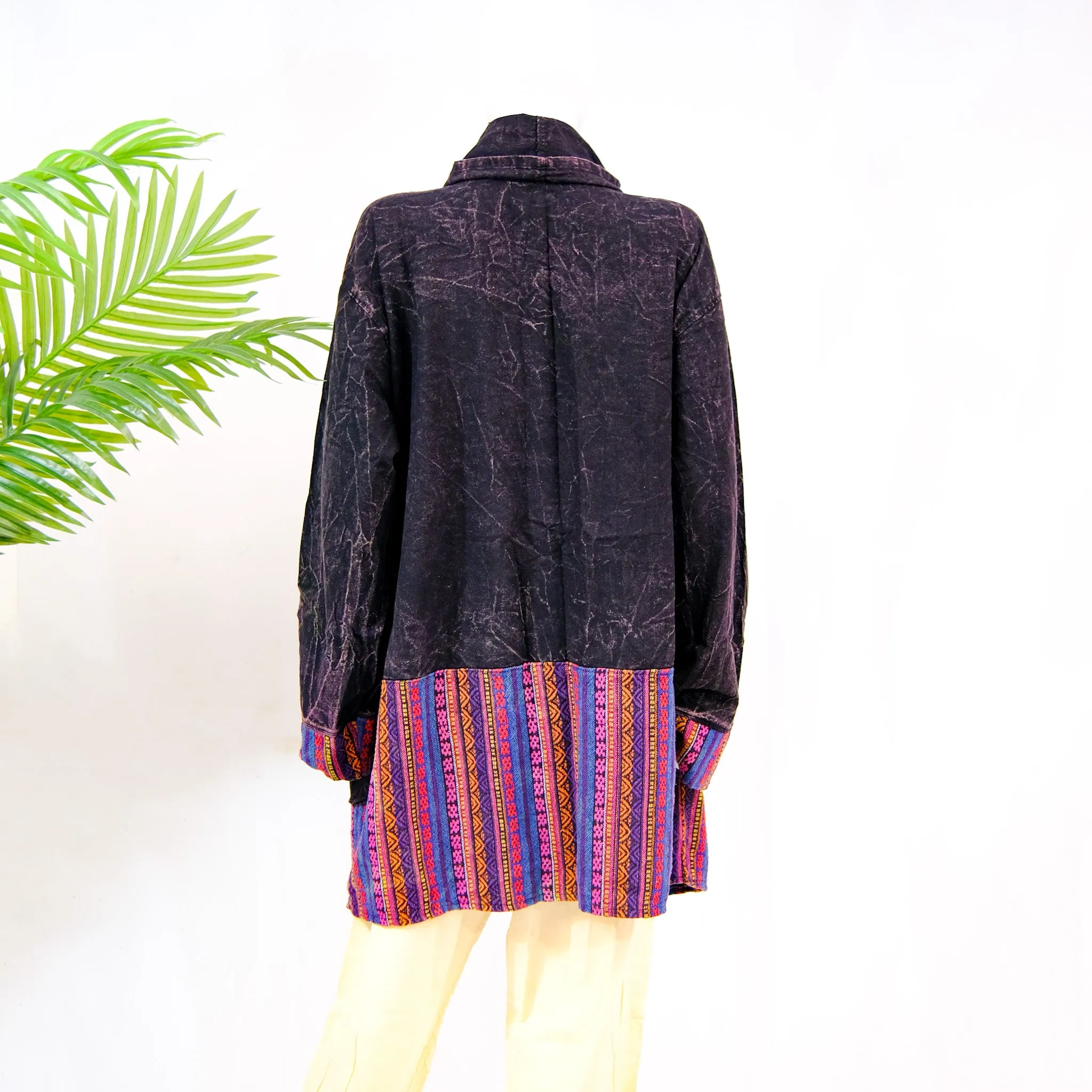 Hand Woven Patchwork Duster