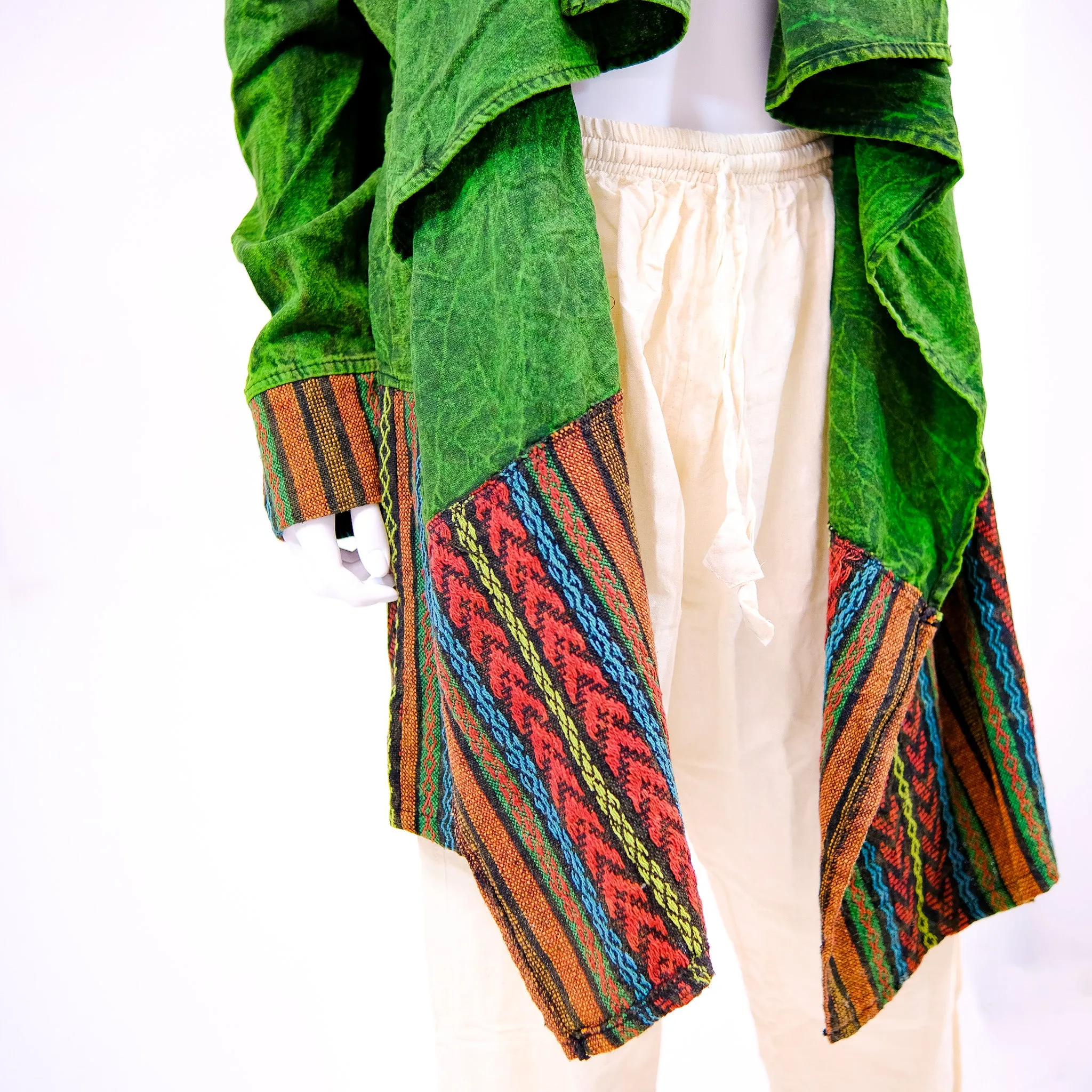 Hand Woven Patchwork Duster