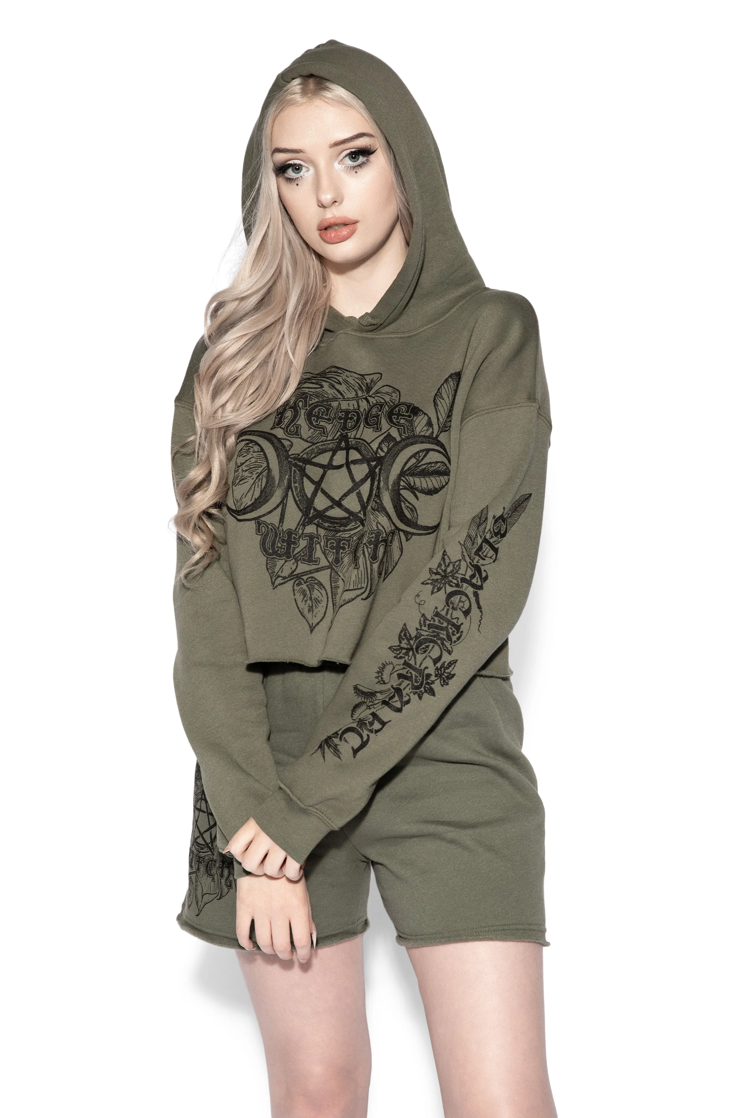 Hedge Witch - Women's Cropped Hoodie