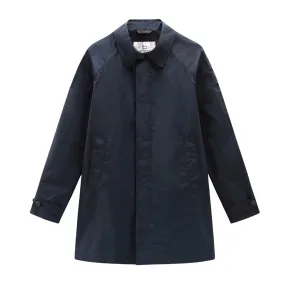 Impermeabile Uomo Woolrich City Blu