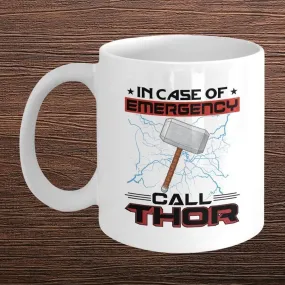 In Case of Emergency White Mug