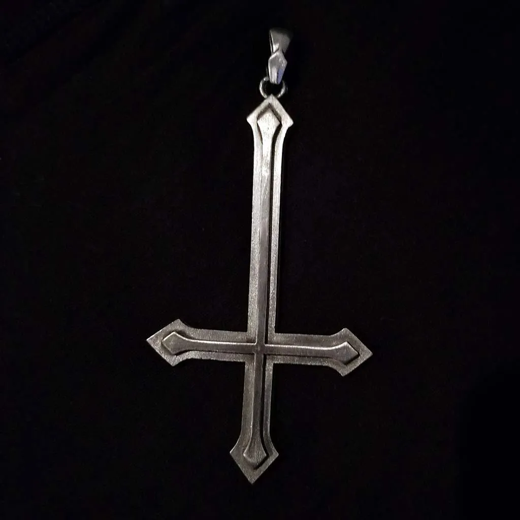 Inverted Cross Pendant - Large