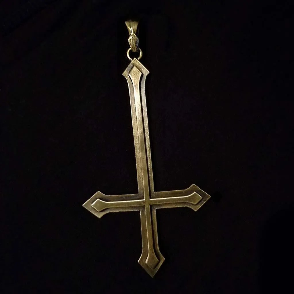 Inverted Cross Pendant - Large