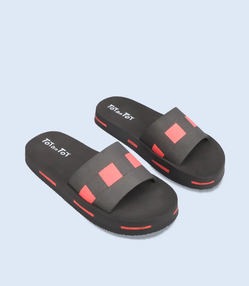 KB0167-RED-Boys Slipper