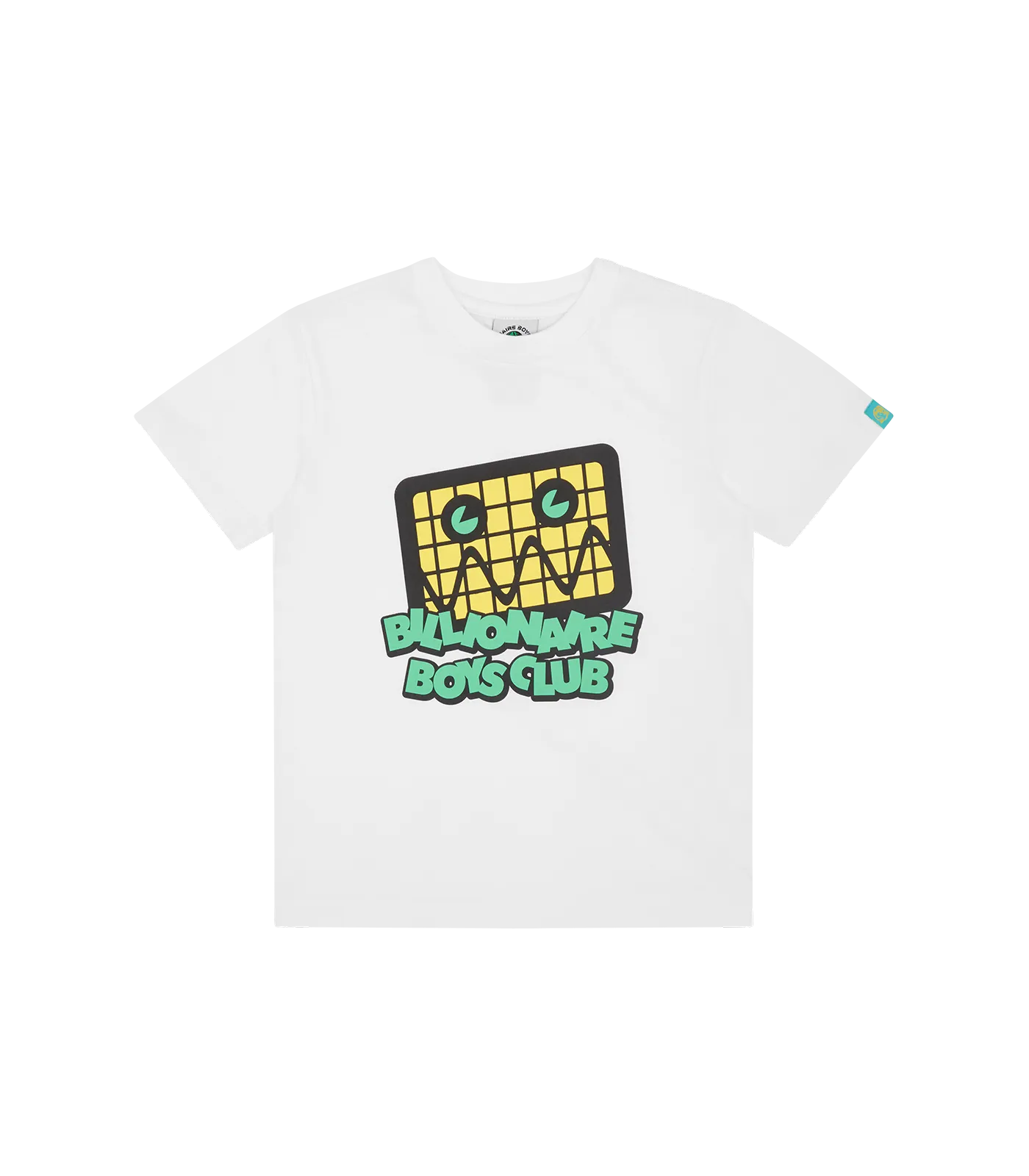 KIDS JUMBLE ROBOT LOGO T-SHIRT - WHITE