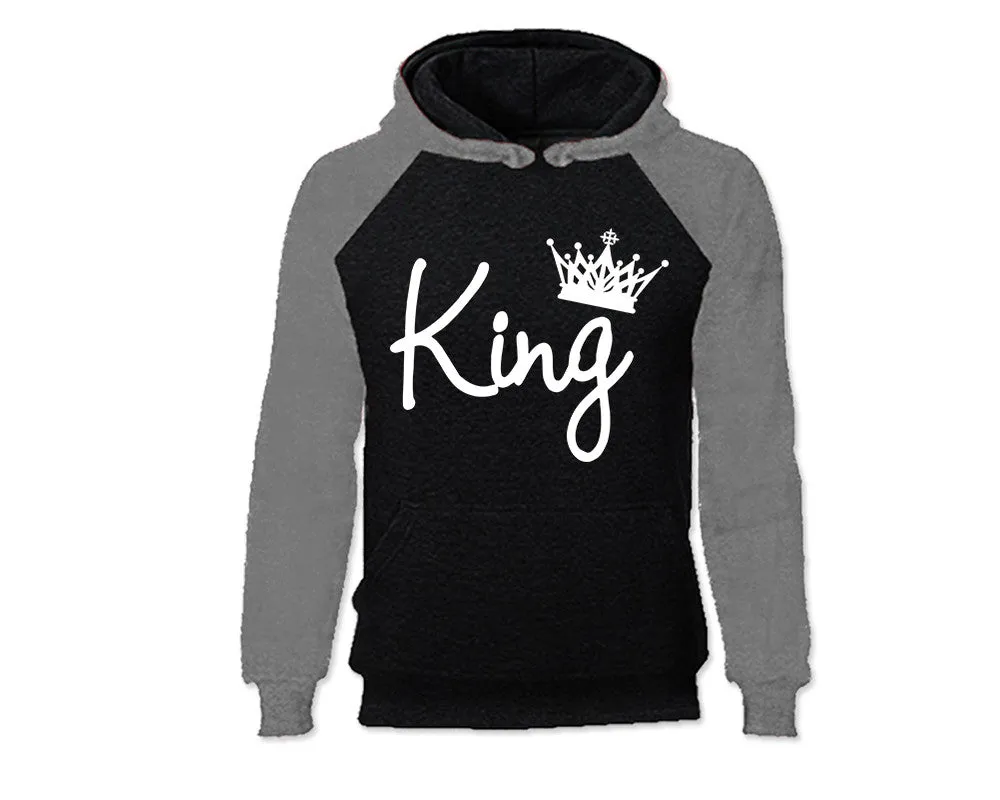 King and Queen Couple Matching Hoodie & Jogger Pants Set