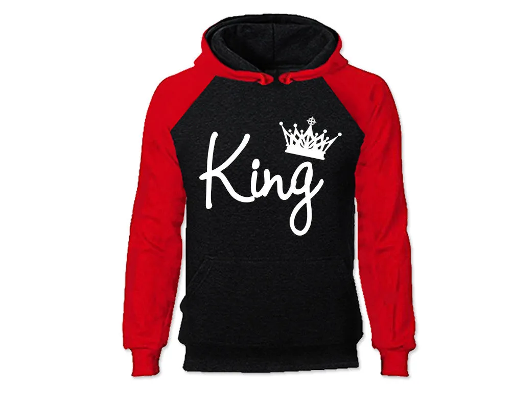 King and Queen Couple Matching Hoodie & Jogger Pants Set