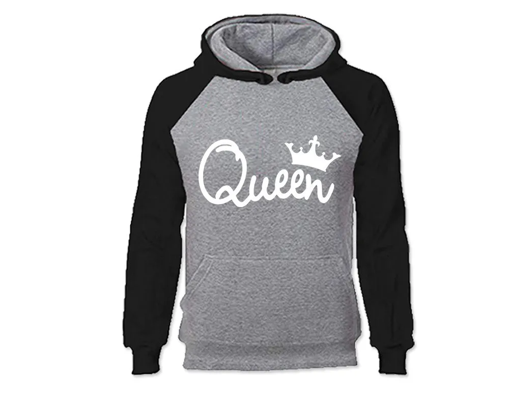 King and Queen Couple Matching Hoodie & Jogger Pants Set