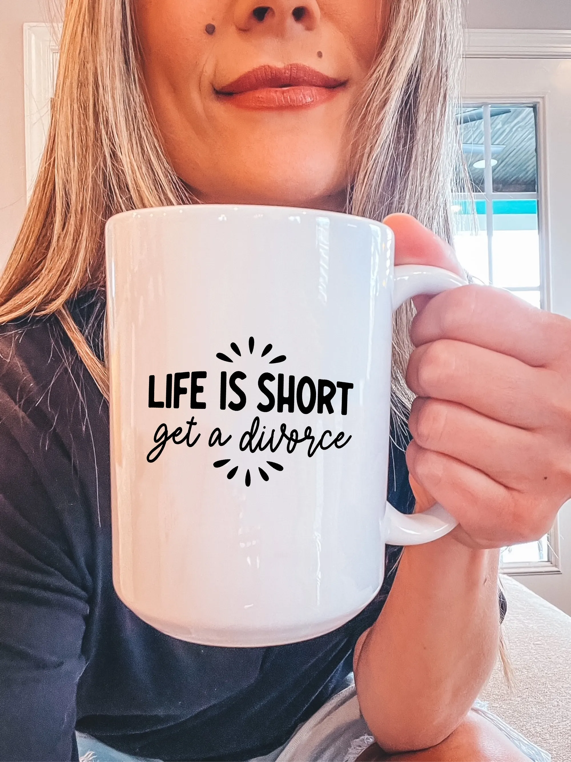 Life Is Short Get A Divorce Mug