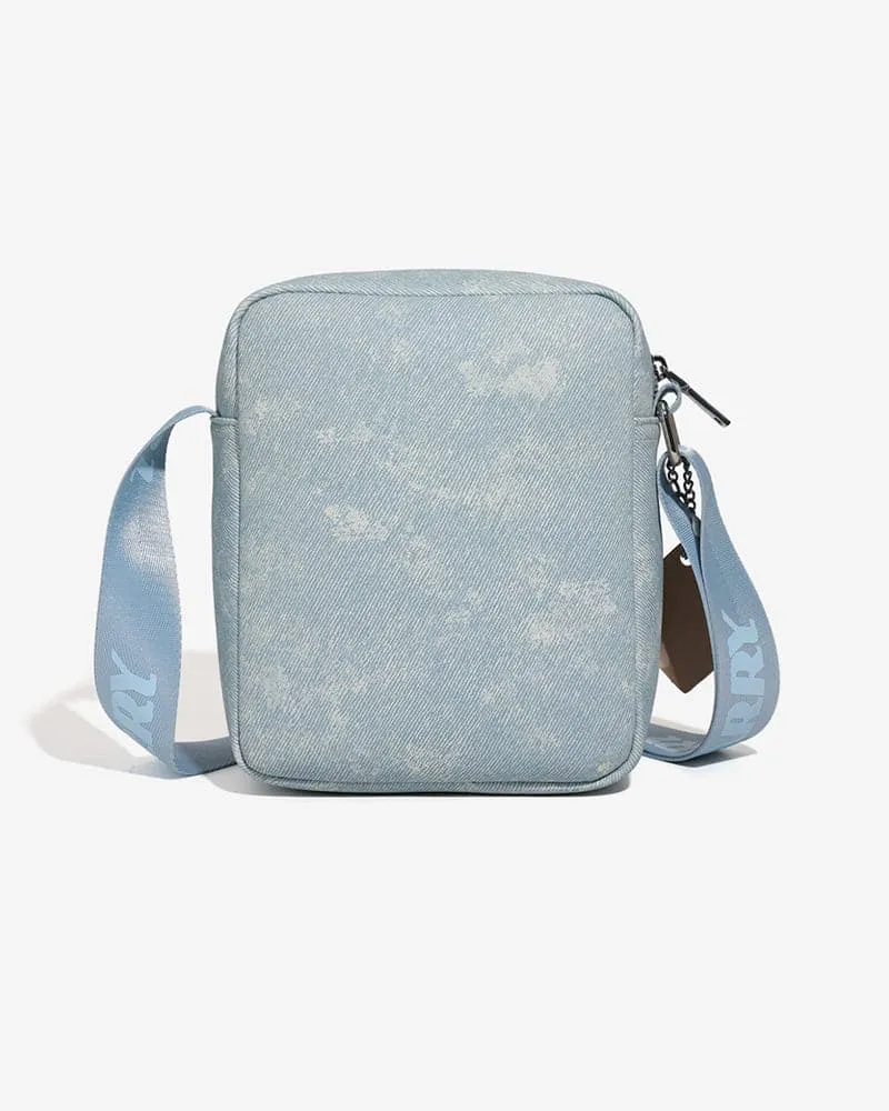 Light Blue Denim Crossbody Bread Bag