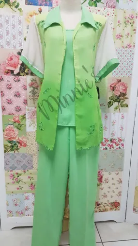 Lime 3-Piece Pants Set BS059