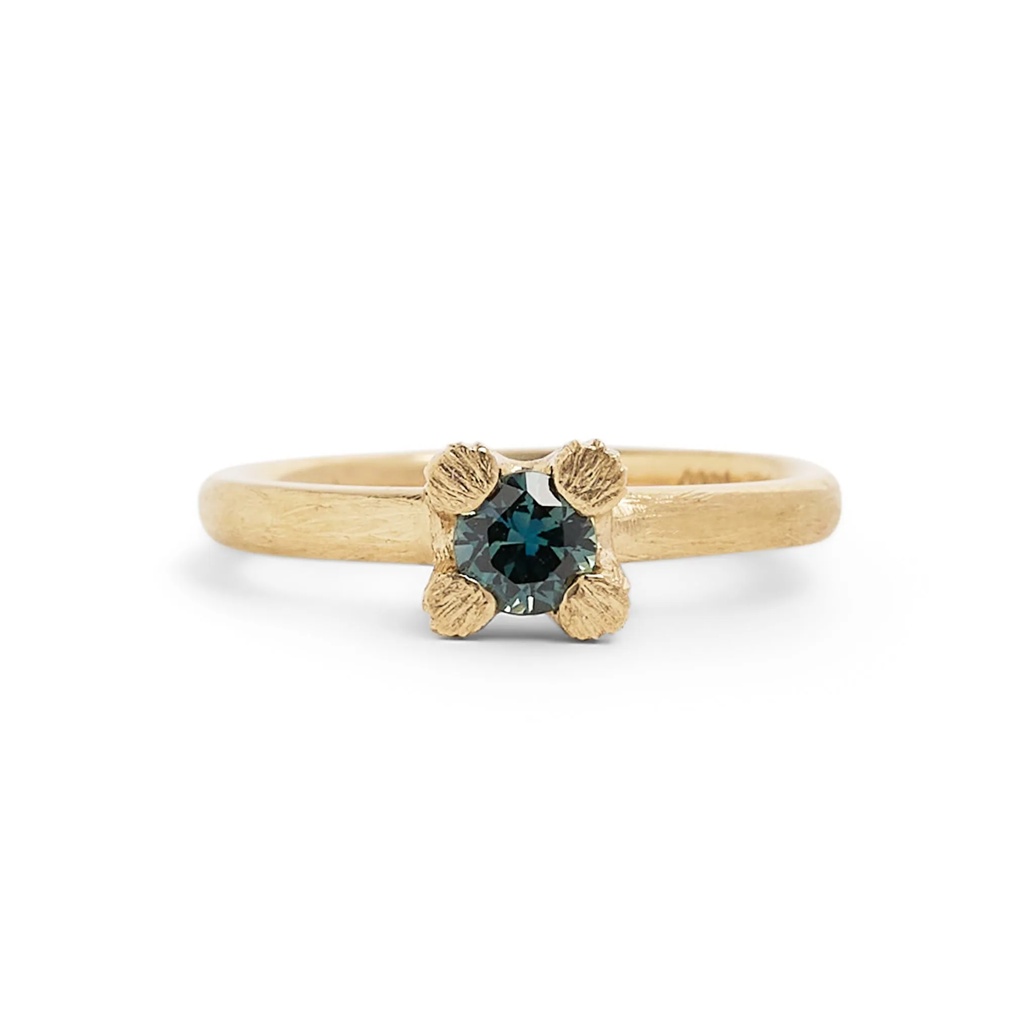 Lithic Sapphire Solitaire Ring