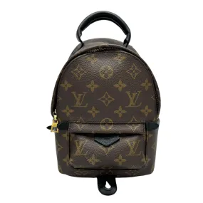 LOUIS VUITTON Palm Spring Mini Backpack - Black & Brown New w/Tags