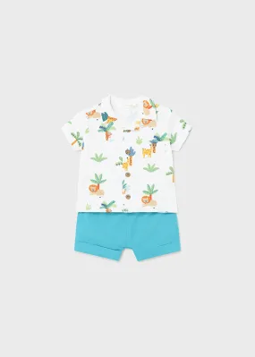 Mayoral Baby Boys Safari Shorts Set