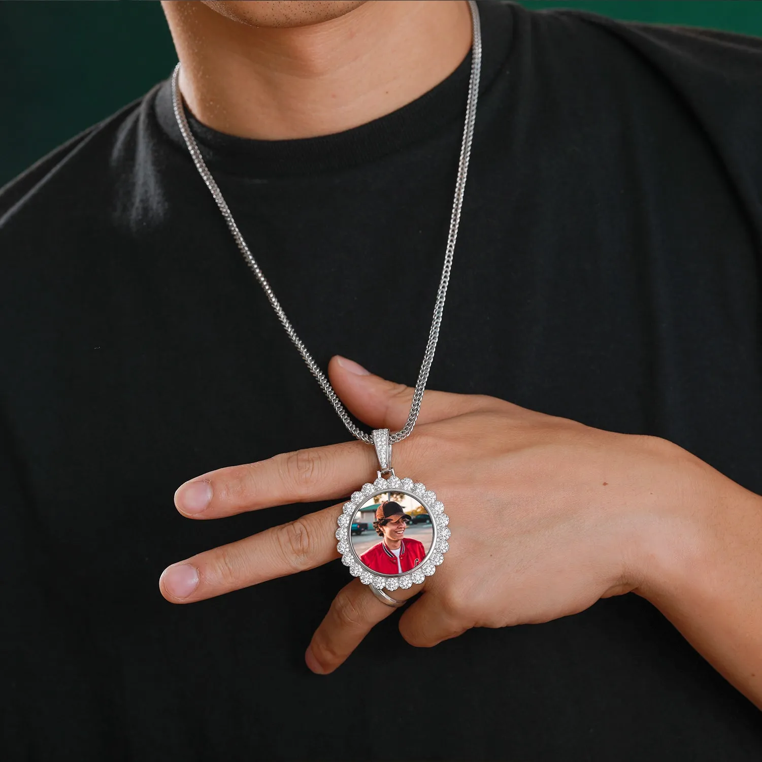 Memorial Necklace With Picture