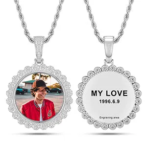 Memorial Necklace With Picture