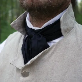 Men's Silk Cravat Black