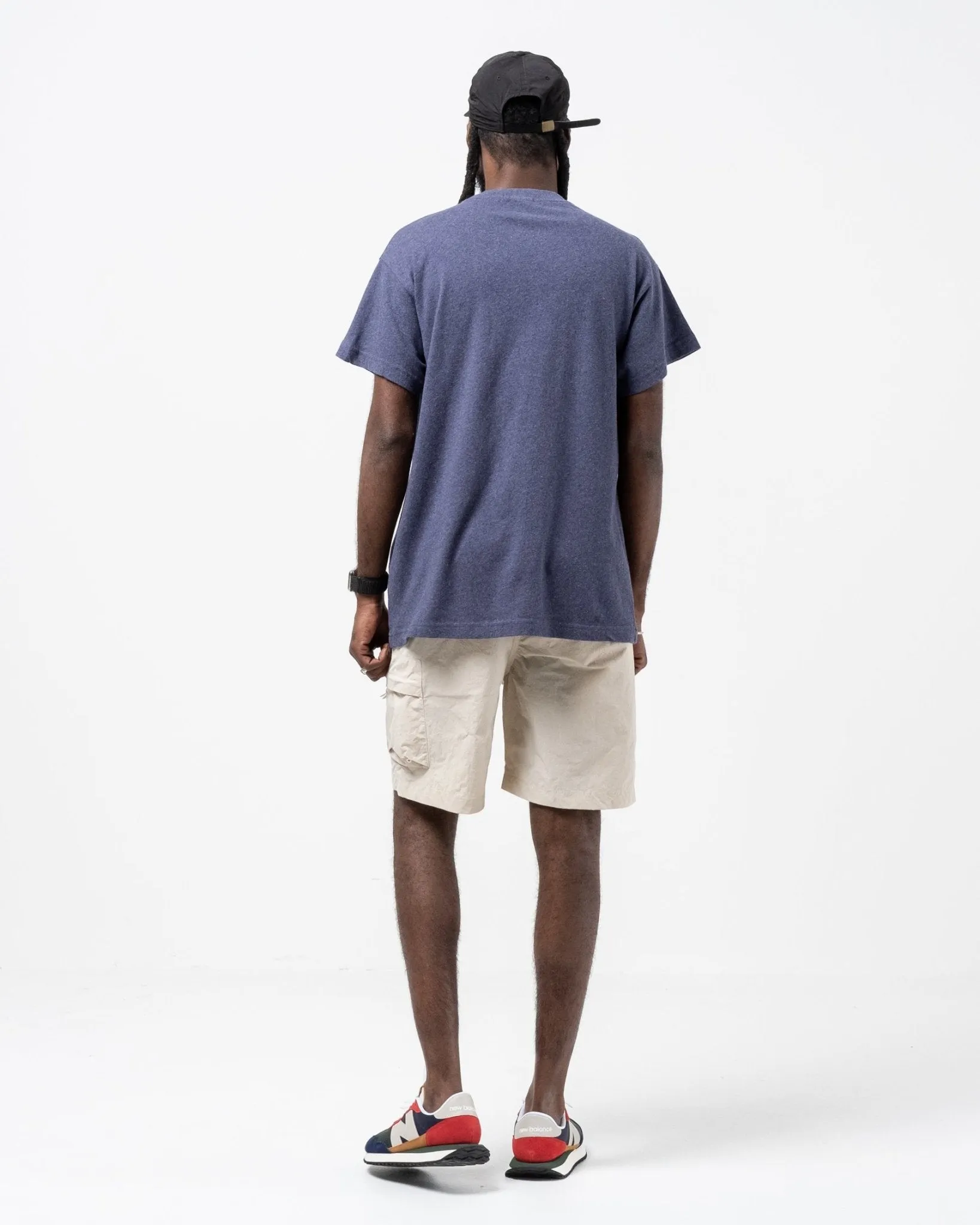 Milton Recycled Tee Blue Melange