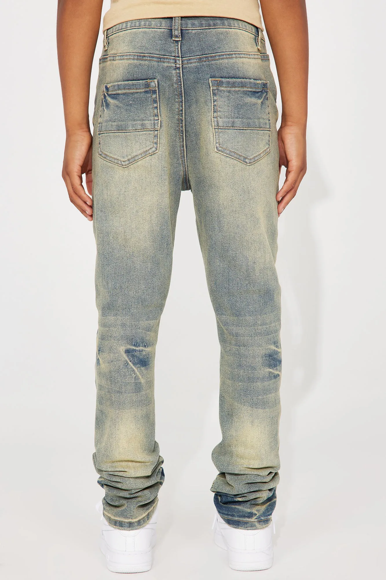 Mini Distressed King Skinny Jean - Indigo