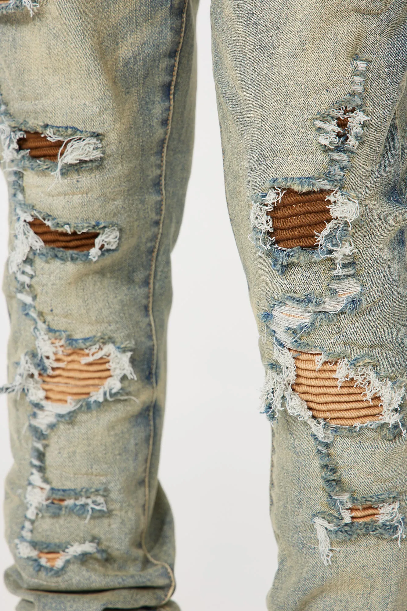 Mini Distressed King Skinny Jean - Indigo