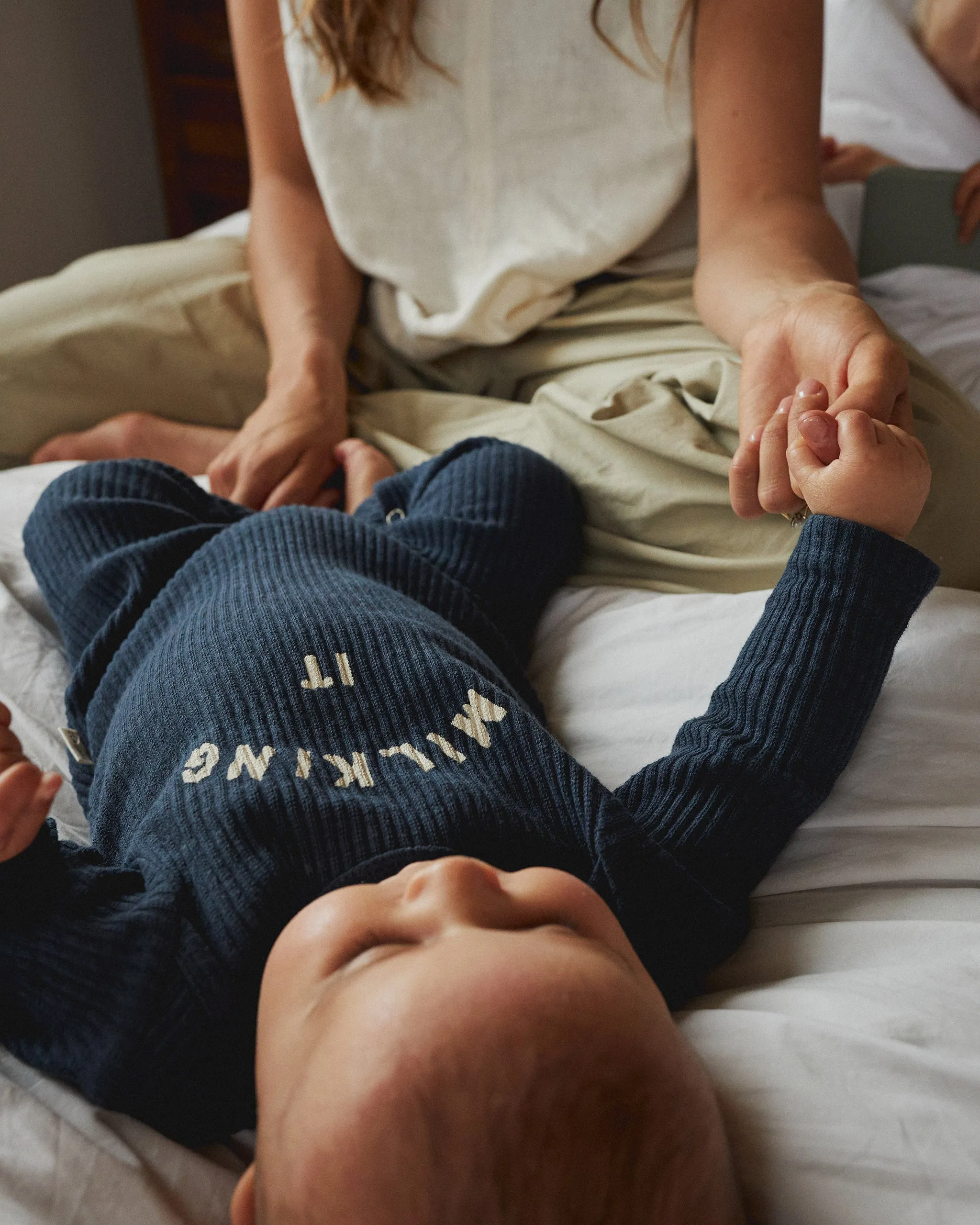 Navy Onesie Milking It  ®