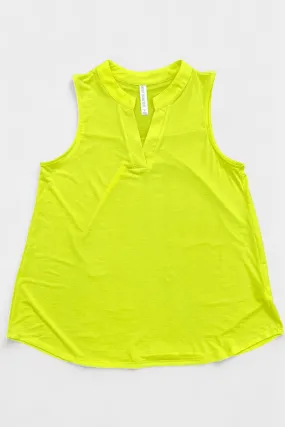 Neon Yellow Lizzy Tank Top [NO RETURNS]