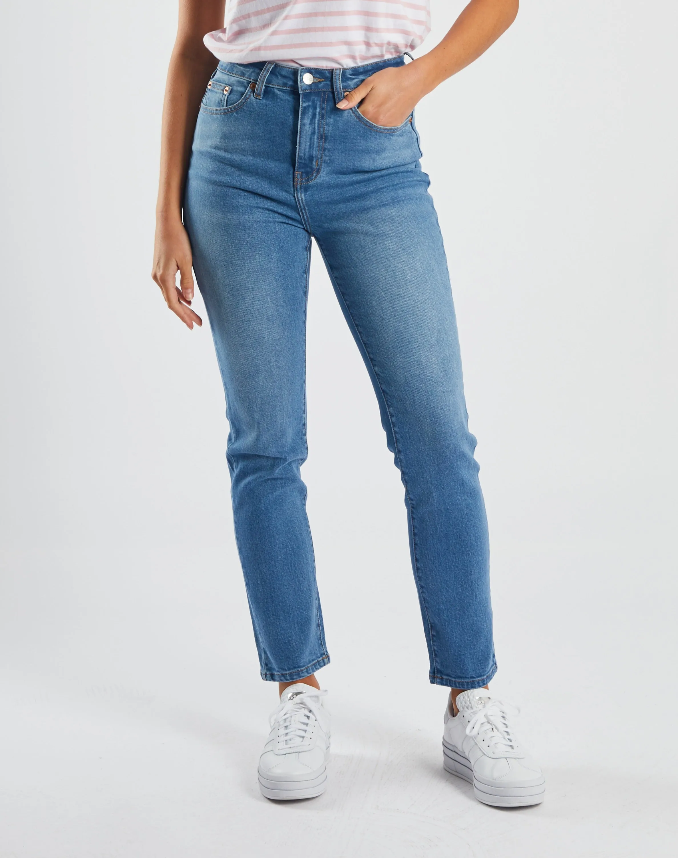 Paige Slim Jean Light Blue