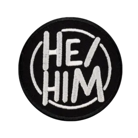 PRONOUNS HE/HIM CIRCLE MultiMoodz Patch