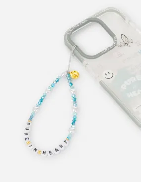 Pure in Heart Phone Charm