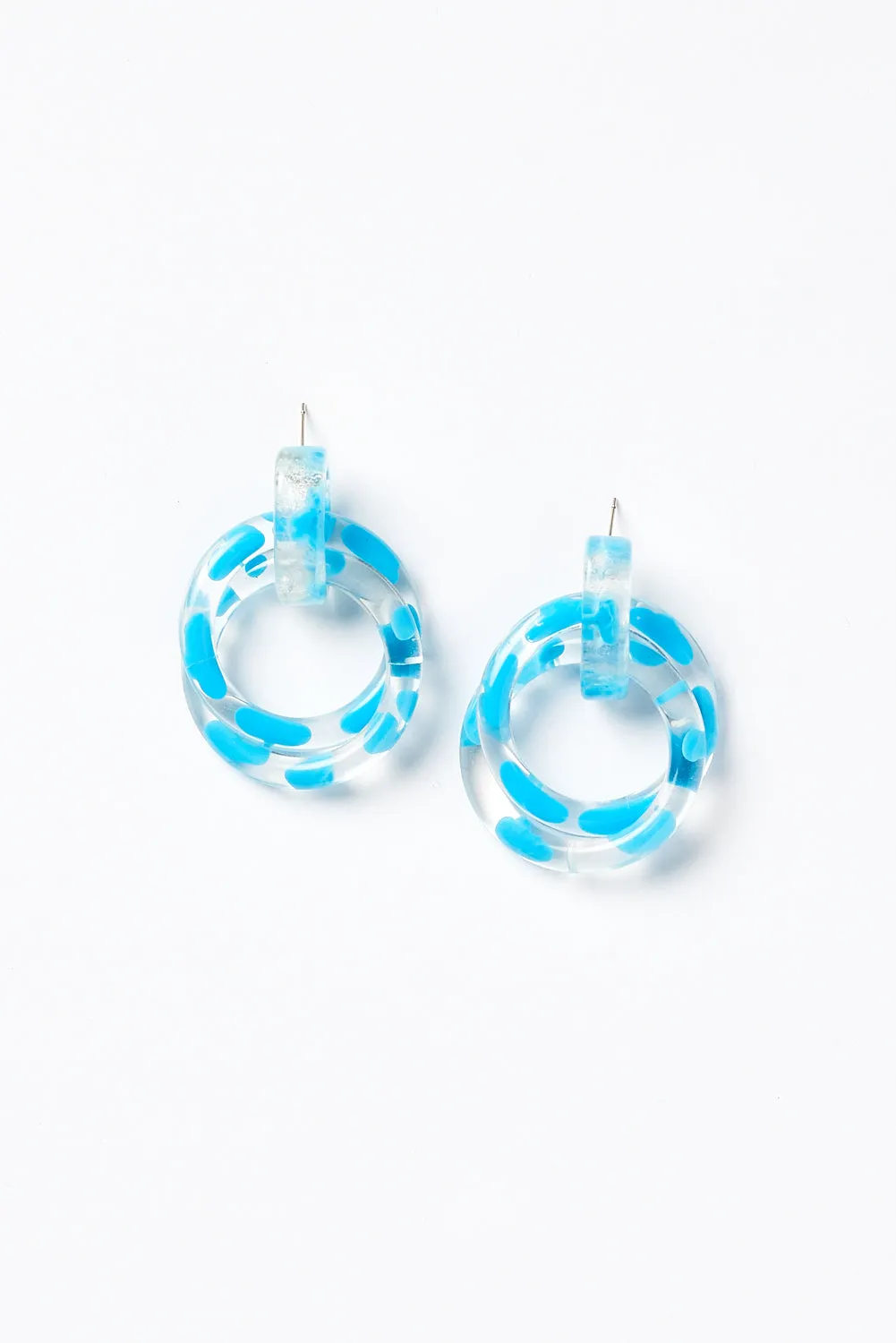 Sky Way Earrings in Aqua