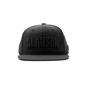 Slauson (Block Logo) Limited Edition Snapback - Black/Black