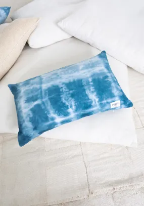 SONGE CASA Azul - Housse de coussin rectangulaire Tie & Dye