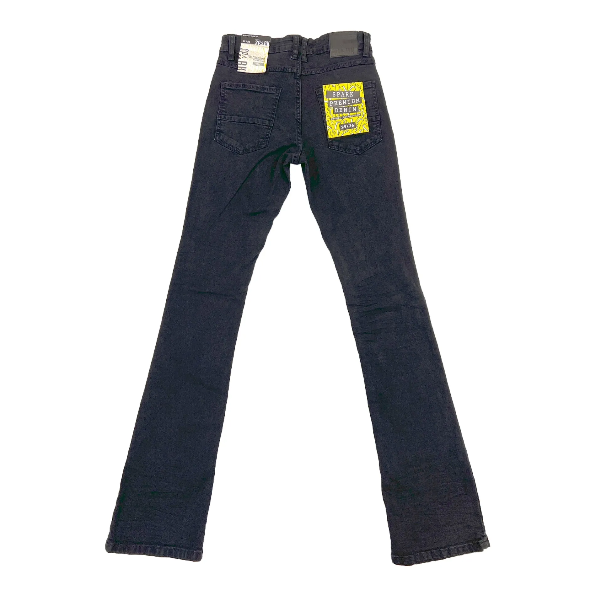 Spark Premium Stretch Stacked Jean (Jet Black)