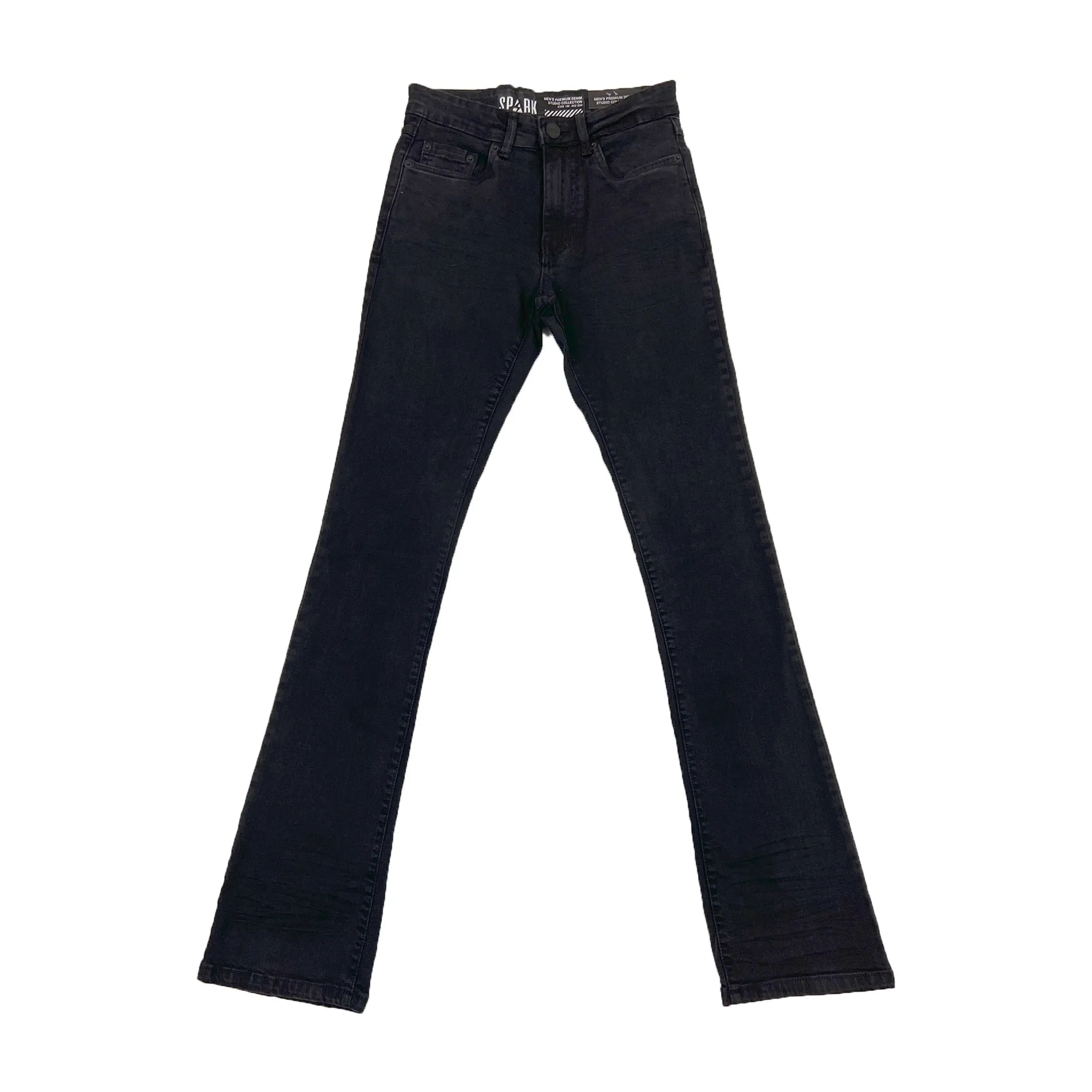 Spark Premium Stretch Stacked Jean (Jet Black)