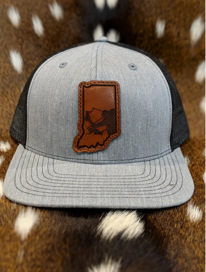 State of Indiana Bowfisherman PATCH Hat