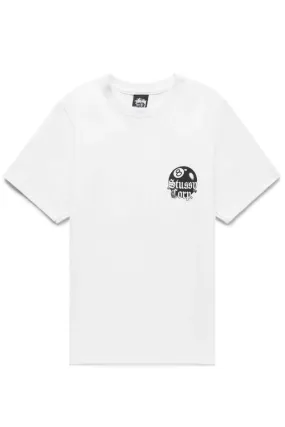 Stussy | Womens 8 Ball Corp Relaxed Tee (White)