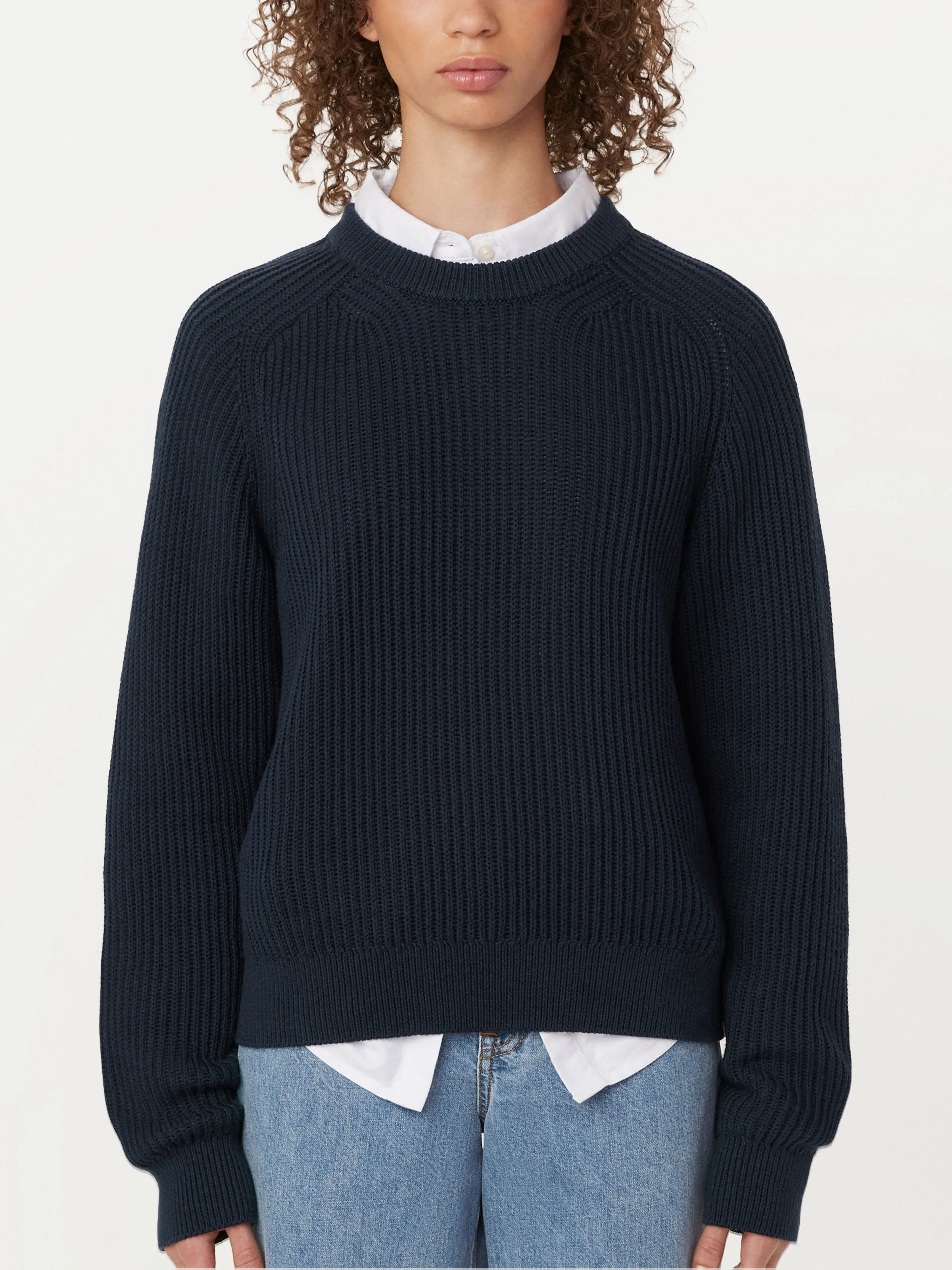 The SeaCell™ Boxy Sweater in Space Blue