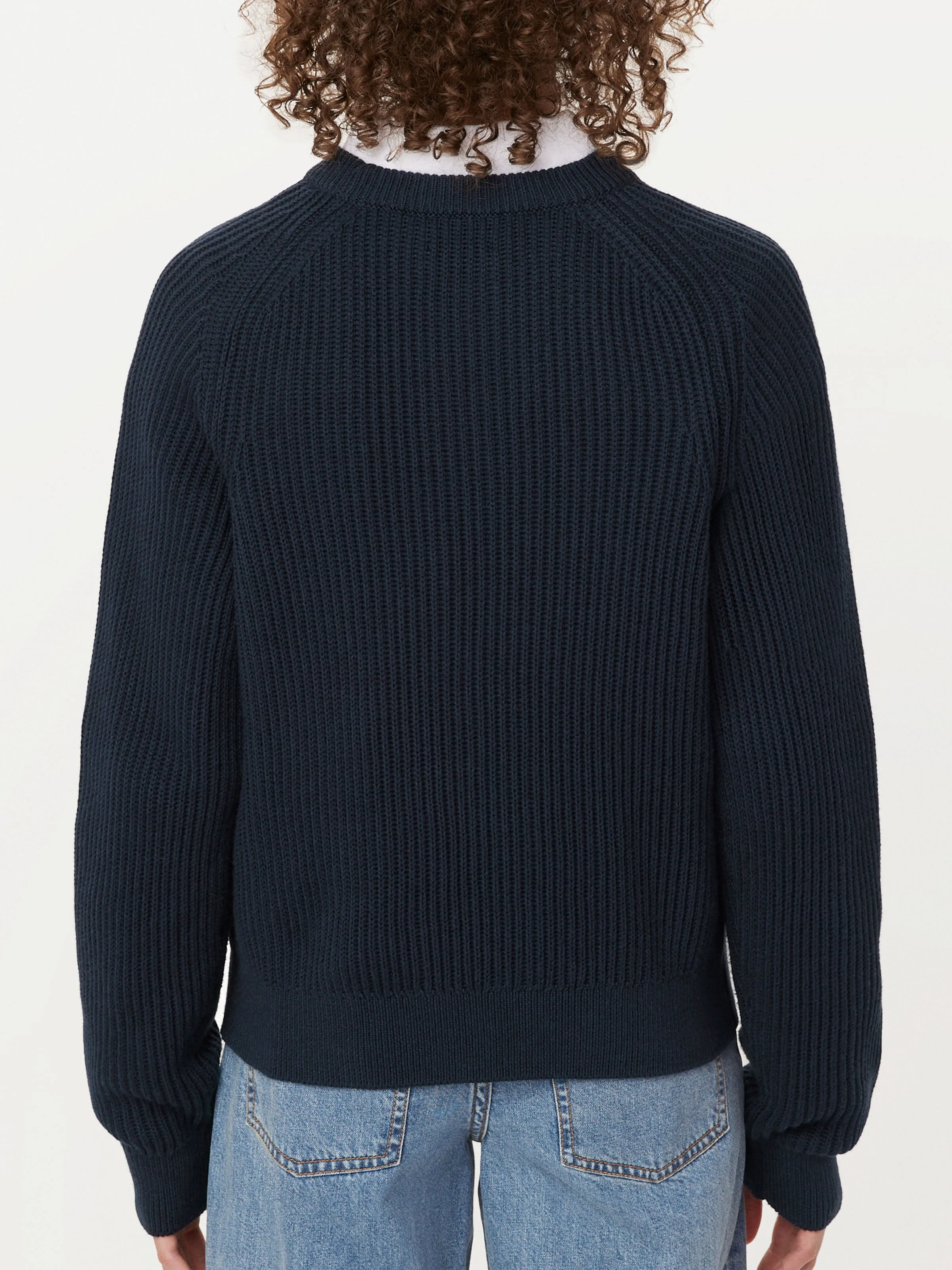 The SeaCell™ Boxy Sweater in Space Blue