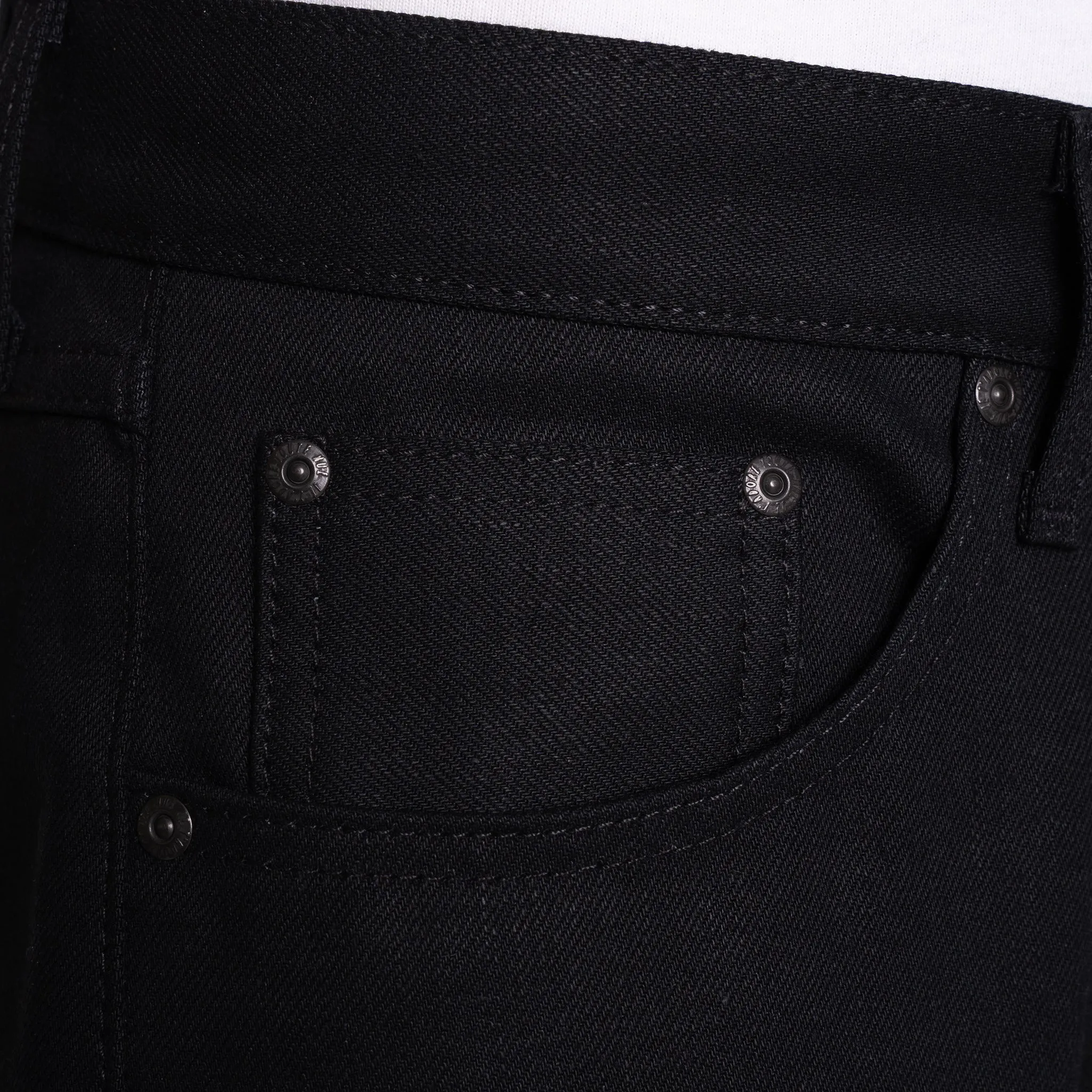 True Guy - Solid Black Selvedge