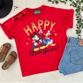 Vintage Tee -Disney Happy New Year