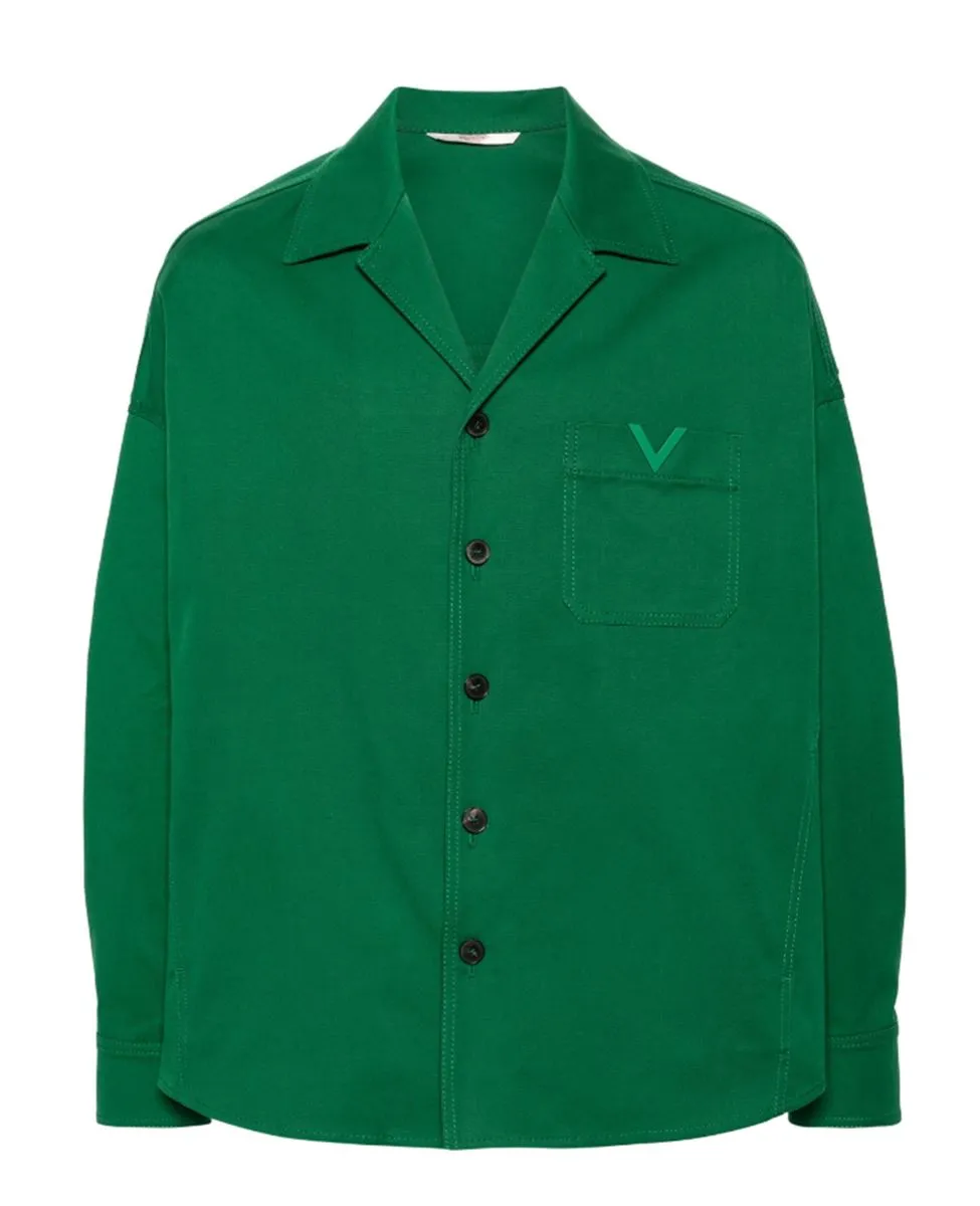 VLOGO CANVAS SHIRT JACKET