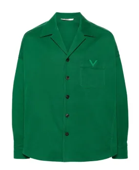 VLOGO CANVAS SHIRT JACKET