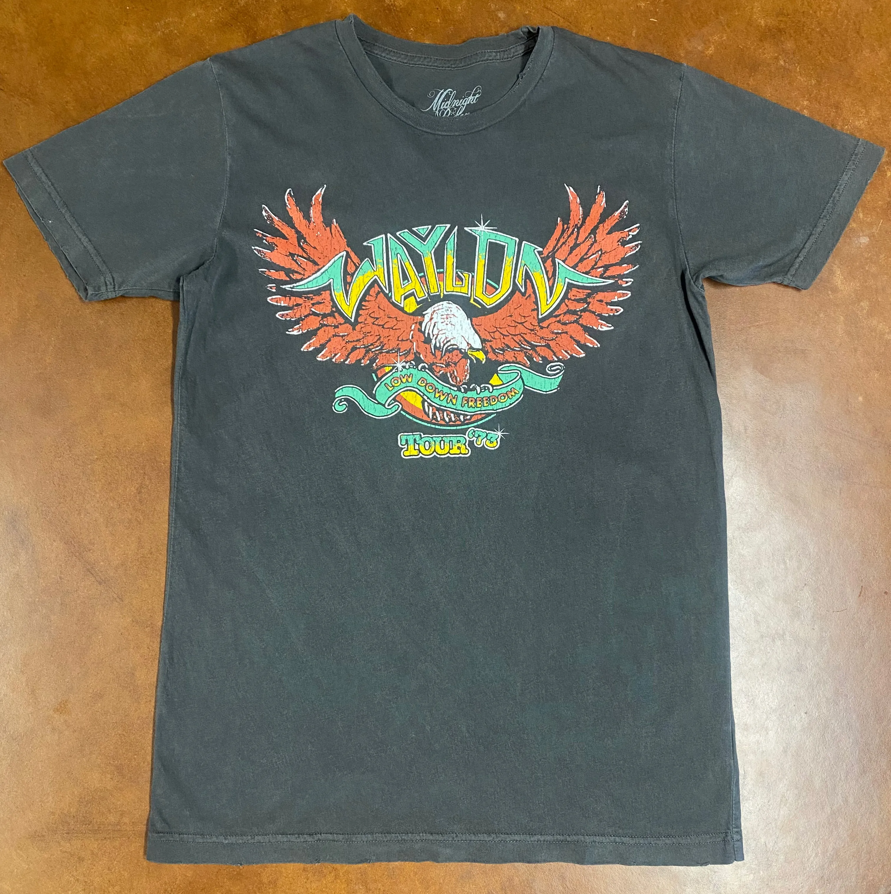 Waylon Jennings Tour 73 Unisex tee