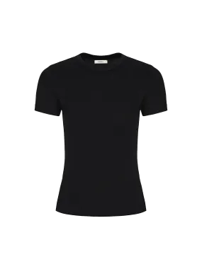 Women's 365 Cotton-Stretch T-shirt—black