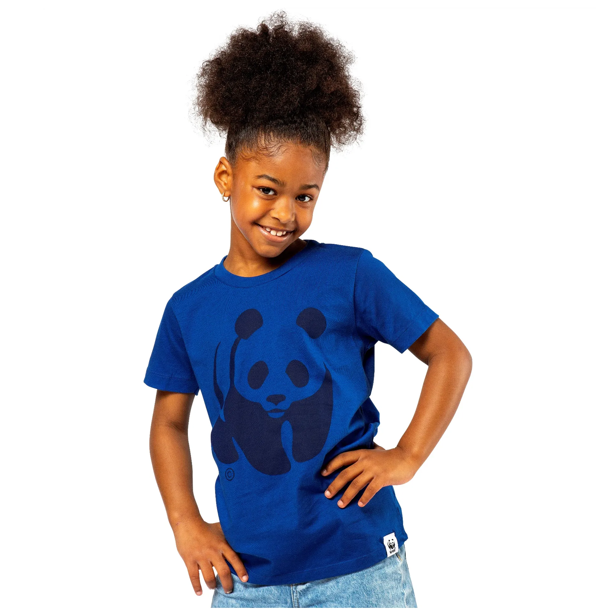 Youth/toddler blue panda t-shirt