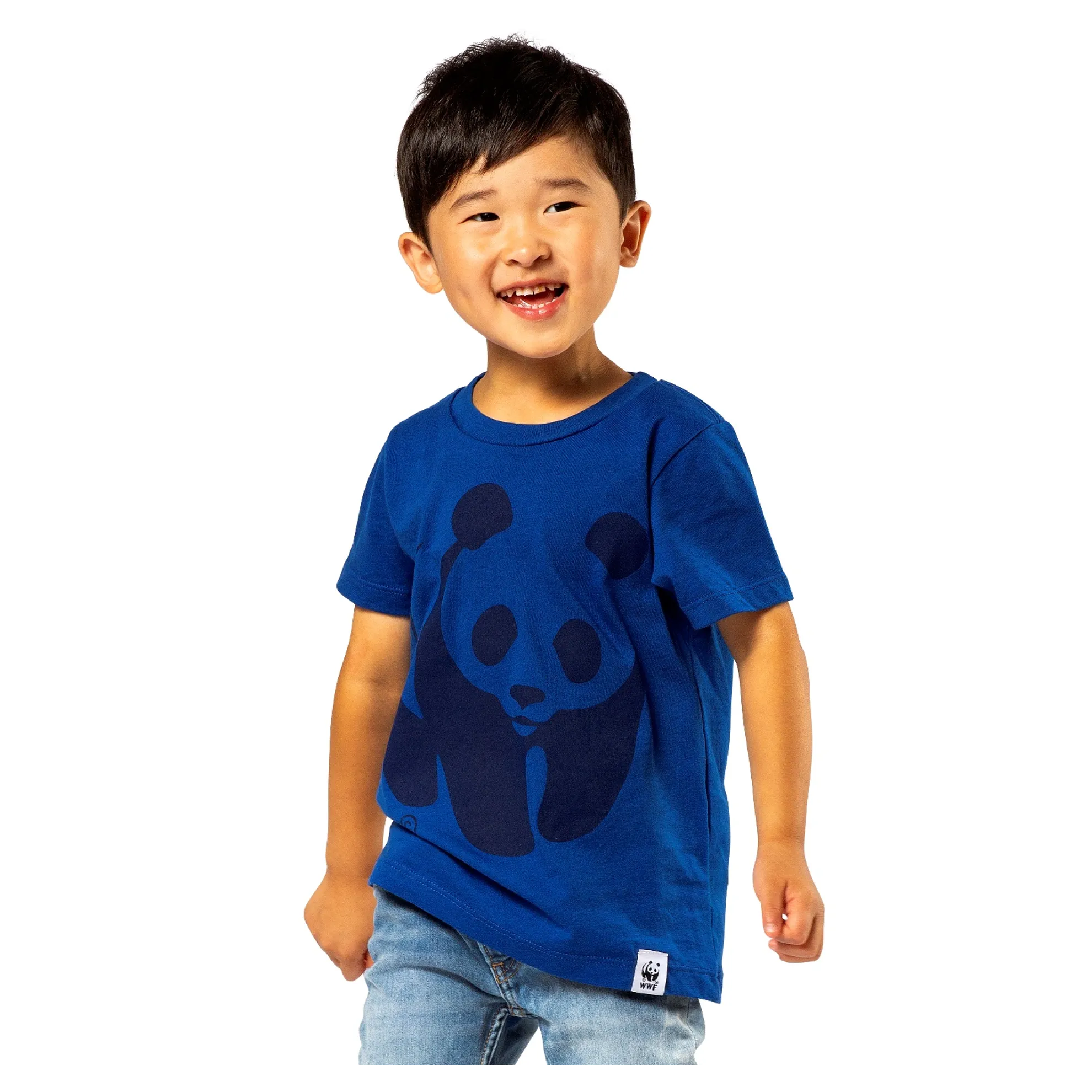 Youth/toddler blue panda t-shirt